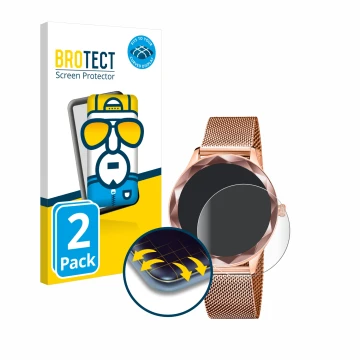 Face avant d’un emballage produit avec le logo de la marque BROTECT. À côté, l’appareil Lotus SMARTIME 50036/1 est représenté 
