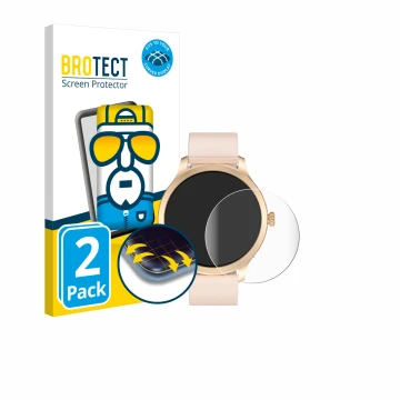 Face avant d’un emballage produit avec le logo de la marque BROTECT. À côté, l’appareil Tensky LW92 1.32