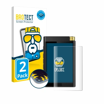 Face avant d’un emballage produit avec le logo de la marque BROTECT. À côté, l’appareil Surfans F28 est représenté avec la pro