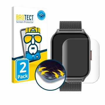 Face avant d’un emballage produit avec le logo de la marque BROTECT. À côté, l’appareil Popglory P95 2