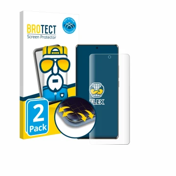 Face avant d’un emballage produit avec le logo de la marque BROTECT. À côté, l’appareil Ulefone Note 17 Pro est représenté ave