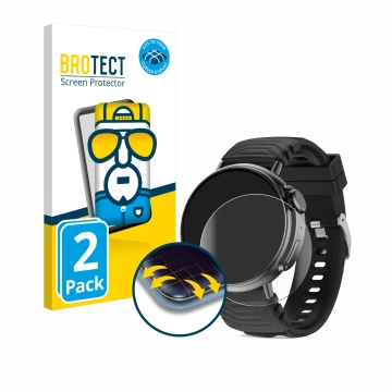 Face avant d’un emballage produit avec le logo de la marque BROTECT. À côté, l’appareil AMZSA GT88 est représenté avec la prot