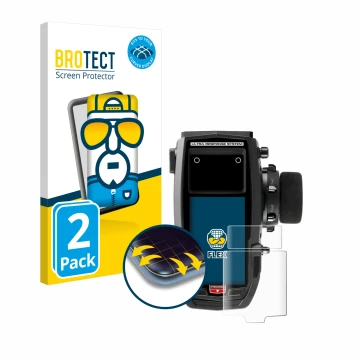 Face avant d’un emballage produit avec le logo de la marque BROTECT. À côté, l’appareil Sanwa M17 est représenté avec la prote