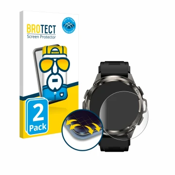 Face avant d’un emballage produit avec le logo de la marque BROTECT. À côté, l’appareil Kospet Tank T3 Ultra est représenté av