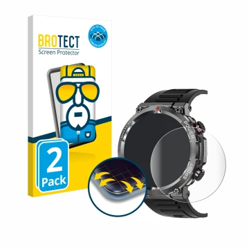 Face avant d’un emballage produit avec le logo de la marque BROTECT. À côté, l’appareil Iowodo W50 1.39