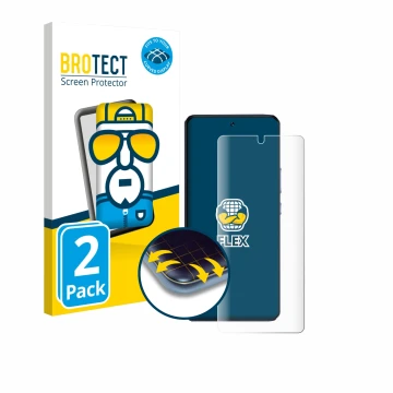 Face avant d’un emballage produit avec le logo de la marque BROTECT. À côté, l’appareil Vivo V40 SE est représenté avec la pro