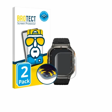 Face avant d’un emballage produit avec le logo de la marque BROTECT. À côté, l’appareil Kospet Tank M3 Ultra est représenté av