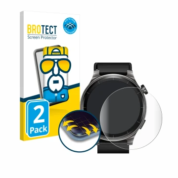 Face avant d’un emballage produit avec le logo de la marque BROTECT. À côté, l’appareil TOZO S5 1.43