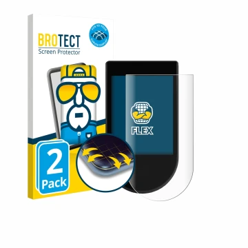 Face avant d’un emballage produit avec le logo de la marque BROTECT. À côté, l’appareil SoFlow SO1+ est représenté avec la pro