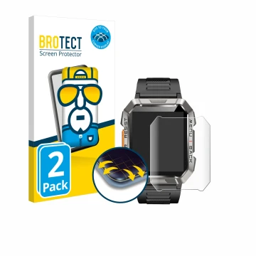 Face avant d’un emballage produit avec le logo de la marque BROTECT. À côté, l’appareil Baolubao W60 est représenté avec la pr
