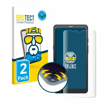 Face avant d’un emballage produit avec le logo de la marque BROTECT. À côté, l’appareil Boox Palma 2 est représenté avec la pr