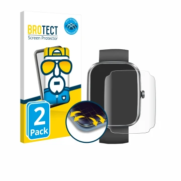 Face avant d’un emballage produit avec le logo de la marque BROTECT. À côté, l’appareil Matast T60 1.91
