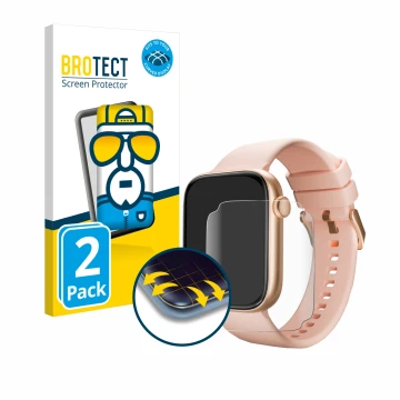 Face avant d’un emballage produit avec le logo de la marque BROTECT. À côté, l’appareil Maoo ProWatch 1.85
