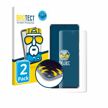 Face avant d’un emballage produit avec le logo de la marque BROTECT. À côté, l’appareil Fossibot S3 Pro est représenté avec la