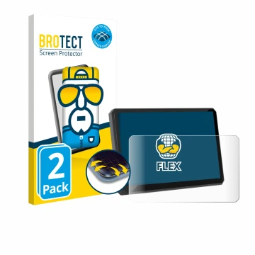 Face avant d’un emballage produit avec le logo de la marque BROTECT. À côté, l’appareil Carpuride W702BS 7