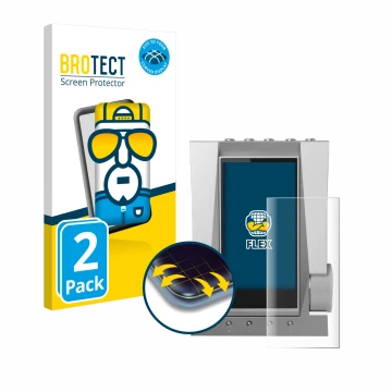 Face avant d’un emballage produit avec le logo de la marque BROTECT. À côté, l’appareil Astell&Kern ACRO CA1000T est représent