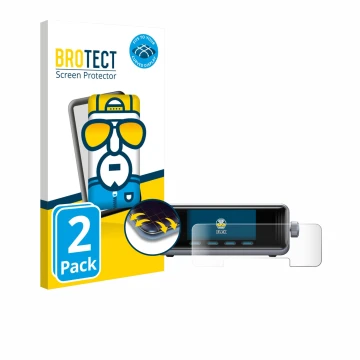 Face avant d’un emballage produit avec le logo de la marque BROTECT. À côté, l’appareil Anker Prime 250 W GaNPrime est représe