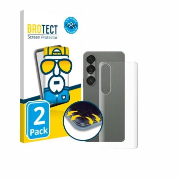 Face avant d’un emballage produit avec le logo de la marque BROTECT. À côté, l’appareil Sony Xperia 1 VII (Arrière) est représ