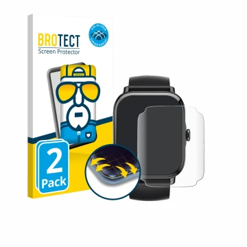 Face avant d’un emballage produit avec le logo de la marque BROTECT. À côté, l’appareil IFMDA P72 1.85