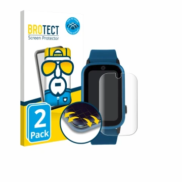 Face avant d’un emballage produit avec le logo de la marque BROTECT. À côté, l’appareil One2Track Connect Adventure est représ
