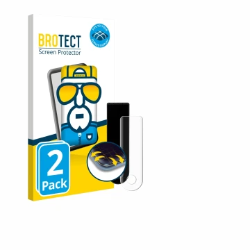 Face avant d’un emballage produit avec le logo de la marque BROTECT. À côté, l’appareil Xiaomi Electric Scooter 5 Max est repr