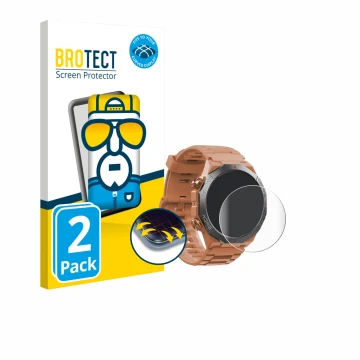 Face avant d’un emballage produit avec le logo de la marque BROTECT. À côté, l’appareil Qecnato S10 1.39