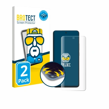 Face avant d’un emballage produit avec le logo de la marque BROTECT. À côté, l’appareil OnePlus Nord CE 5 est représenté avec 