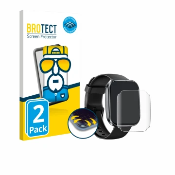 Face avant d’un emballage produit avec le logo de la marque BROTECT. À côté, l’appareil Uaue T70-AI 1.91