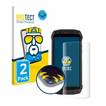 Face avant d’un emballage produit avec le logo de la marque BROTECT. À côté, l’appareil Ulefone Armor 15 est représenté avec l