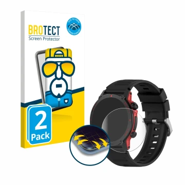 Face avant d’un emballage produit avec le logo de la marque BROTECT. À côté, l’appareil Popglory S136 est représenté avec la p