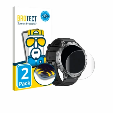 Face avant d’un emballage produit avec le logo de la marque BROTECT. À côté, l’appareil LIGE EF13 1.85