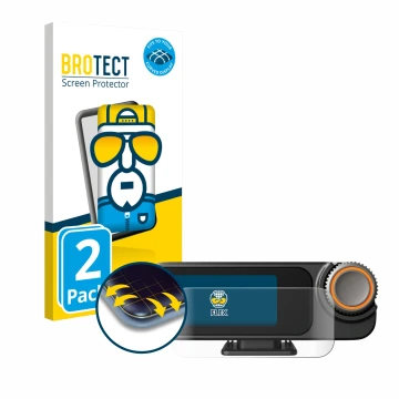 Face avant d’un emballage produit avec le logo de la marque BROTECT. À côté, l’appareil DJI Mic 3 (Receiver) est représenté av