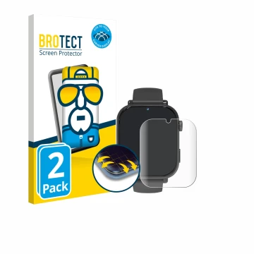 Face avant d’un emballage produit avec le logo de la marque BROTECT. À côté, l’appareil Ucani A22 est représenté avec la prote