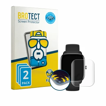 Face avant d’un emballage produit avec le logo de la marque BROTECT. À côté, l’appareil Sector Smartwatch S-07 est représenté 