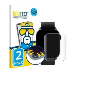 Face avant d’un emballage produit avec le logo de la marque BROTECT. À côté, l’appareil Uaue Y88 1.96