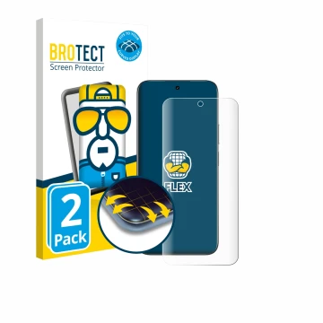 Face avant d’un emballage produit avec le logo de la marque BROTECT. À côté, l’appareil realme C85 est représenté avec la prot