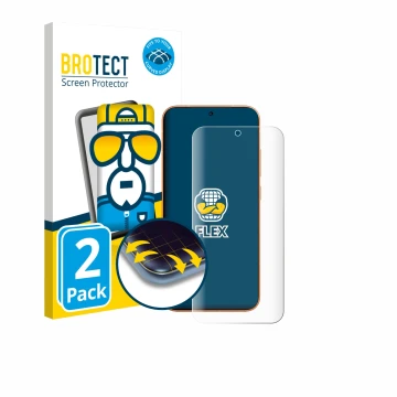 Face avant d’un emballage produit avec le logo de la marque BROTECT. À côté, l’appareil Honor Magic 8 Pro Lite est représenté 