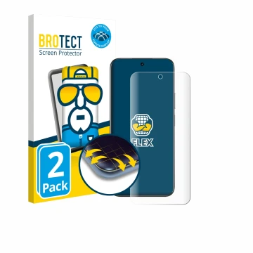 Face avant d’un emballage produit avec le logo de la marque BROTECT. À côté, l’appareil realme C85 4G est représenté avec la p