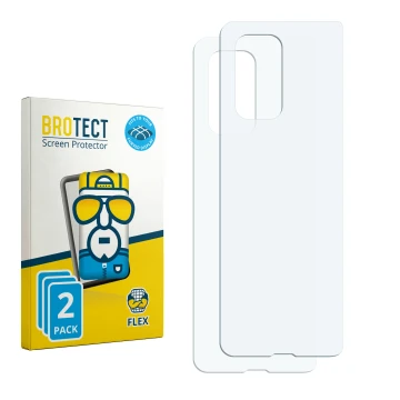 Face avant d’un emballage produit avec le logo de la marque BROTECT. À côté se trouve la protection d’écran correspondante.