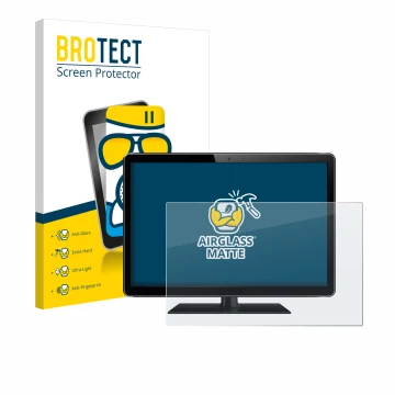 Face avant d’un emballage produit avec le logo de la marque BROTECT. À côté, l’appareil est représenté avec la protection d’éc