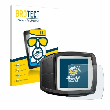 Face avant d’un emballage produit avec le logo de la marque BROTECT. À côté, l’appareil Bosch Purion est représenté avec la pr