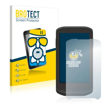 Face avant d’un emballage produit avec le logo de la marque BROTECT. À côté, l’appareil Zebra TC20 Touch est représenté avec l