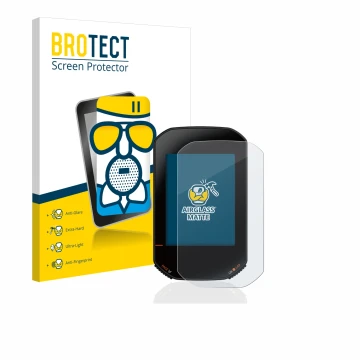 Face avant d’un emballage produit avec le logo de la marque BROTECT. À côté, l’appareil Bryton Rider 420 est représenté avec l