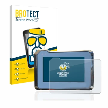 Face avant d’un emballage produit avec le logo de la marque BROTECT. À côté, l’appareil KTM 1290 Super Duke R 2020/2022 TFT-Di