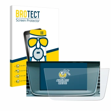 Face avant d’un emballage produit avec le logo de la marque BROTECT. À côté, l’appareil Opel Grandland X Hybrid 2020 IntelliLi