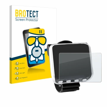 Face avant d’un emballage produit avec le logo de la marque BROTECT. À côté, l’appareil Mares Genius est représenté avec la pr