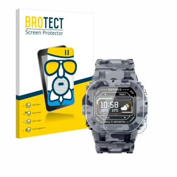 Face avant d’un emballage produit avec le logo de la marque BROTECT. À côté, l’appareil JAY-tech SWi2 est représenté avec la p