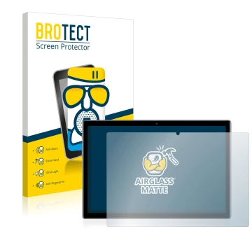 Face avant d’un emballage produit avec le logo de la marque BROTECT. À côté, l’appareil Teclast P20HD est représenté avec la p