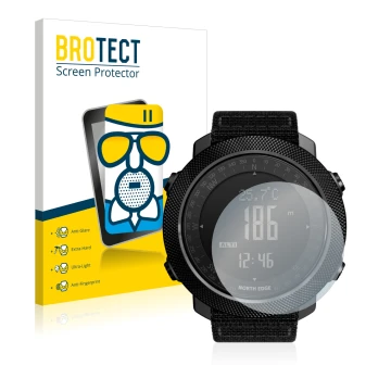 Face avant d’un emballage produit avec le logo de la marque BROTECT. À côté, l’appareil North Edge Apache est représenté avec 