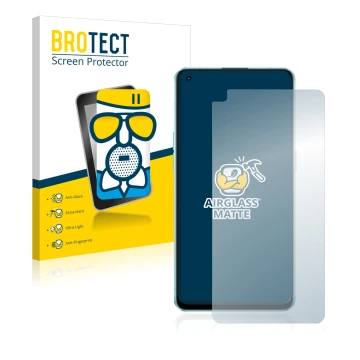 Face avant d’un emballage produit avec le logo de la marque BROTECT. À côté, l’appareil Oppo Reno 6 5G est représenté avec la 